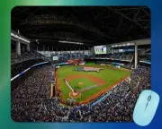 LoanDepot Park home of the Miami Marlins mouse pad