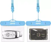 JOTO 2 Pack Waterproof Car Key FOB Case with Lanyard for Swimming Surfing, Sm...