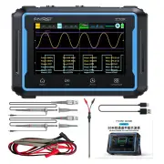 FNIRSI 2C53P Touch Screen 3in1 2CH 50MHz Oscilloscope 250Ms/S Signal Generator Portable Digital Oscilloscope Multimeter
