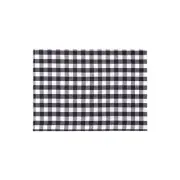 C&F Home Ashford Black Placemat Set of 6 Black Checkered Gingham