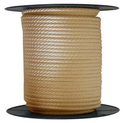 ANCHOR ROPE DOCK LINE 3/8" X 350' BRAIDED 100% NYLON JUTE MADE IN USA
