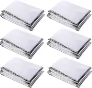 6 Pack High Silver Reflective Mylar Film, Garden Greenhouse Covering Foil Sheets
