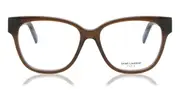 Saint Laurent SL M33 008 Men's Glasses Brown Size 53 - Private Health Rebate - Blue Light Block Available