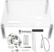 HOMSFOU 1 Set Transparent Open Air Computer Case Compact DIY Chassis Bracket Space Saving Design Easy Installation for Testing Maintenance Versatile Case Accessory