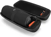 ProCase Carrying Case for JBL Charge 5 / Charge 4, Hard Travel Case Protective Bag for JBL Charge 5 Charge 4 Portable Waterproof Wireless Speaker, Fits USB Plug and Cable –Black