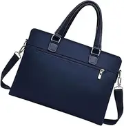FELTECHELECTR Men's Oxford Cloth Business Bag Laptop Tote Shoulder Tote for Portfolio Zipper