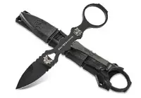 在飛比找瑞格華-大海刀品優惠-Benchmade mini SOCP黑刃直刀/黑色鞘(單邊