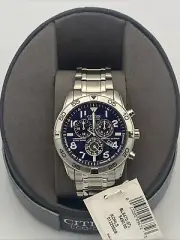 Citizen Eco-Drive BL5470-57L Men's Perpetual Calendar Chronograph Watch New