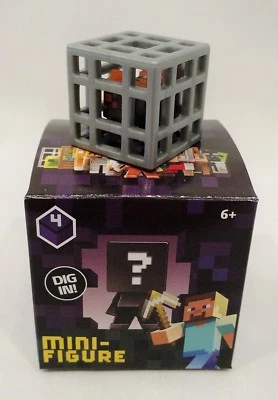 Minecraft Mini-figure Obsidian Series 4 - Spawning Spider Newly Deboxed