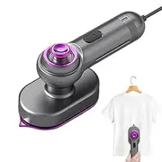 Handheld Iron for Clothes,Compact Iron Steamer for Clothing | Household Clothes Steamer with Large Water Tank, Small Handheld Iron for Cotton, Wool, Poly, Silk