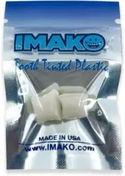 Imako Tooth Tinted Plastic Natural Color Temporary Tooth Made in USA Pack Of 1