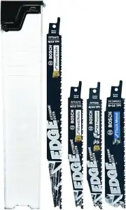 BOSCH 9 Piece Edge Reciprocating Saw Blade Set RSE009,5