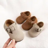 在飛比找Yahoo!奇摩拍賣優惠-2024新款兒童單鞋軟底學步鞋子小童勃肯鞋男童嬰兒鞋女童寶寶