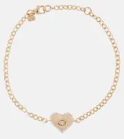 [Sydney Evan] Sydney Evan 14kt gold bracelet with diamonds One Size gold