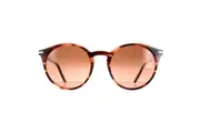 Serengeti Sunglasses Leonora 8841 Shiny Striped Brown Mineral Polarized Drivers Gradient