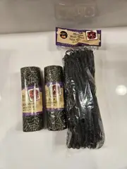 mixed lot 3 new rolls Halloween ribbon wired edge New