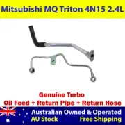 Genuine Turbo Oil Feed, Return Pipe & Return Hose For Mitsubishi Triton MQ 2.4L