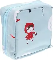 CRILSTYLEO Convenient Compact Sanitary Holder Multi Function Reusable Period Pouch Lovely Period Bag for School Office Indoor Outdoor Use Chic Design for Sanitary Napkins More