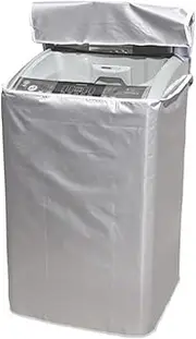 Washing Machine Cover Waterproof Dryer Cover Dustproof Washing Machine Cover Top Loader UV-Resistant Washing Machine Dust Cover with Zip Tumble Dryer Cover 58 x 60 x 90 cm