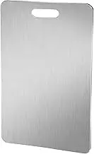 Kushucun Stainless Steel Cutting Board – Double-Sided Dishwasher Safe Chopping Board for Meat, Vegetables, Fruits | Non-Porous & Scratch-Resistant Kitchen Food Prep Board