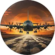 [VTCTOASY] Button Pins Badge 2.4 inch Cute Round Badge Pins Buttons Badges Personalized Name Tag Plane Landing on Runways Badge Pinback Button Badges Fashion Pins Set for Men Women Backpack Office