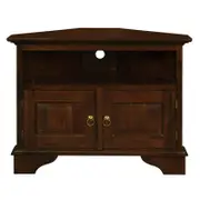 Tasmania 2 Door Corner TV Stand - Mahogany