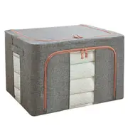 Foldable Storage Box 100L Crushed Steel Frame Closet Wardrobe Toy Organizer