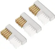 OHPHCALL Nail Drill Polishing Head Dust Cleaning Brush 3pcs Copper Wire Brush Nail Art Tools Set for Cleaning Tools