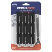 Permastik Small Black Kitchen Hooks - 9 Pack