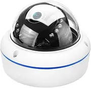 8MP 4K IP Camera Vandal-Proof Waterproof Outdoor Dome POE Camera System Audio Record Motion Detection(3.6mm,POE48V 4MP)