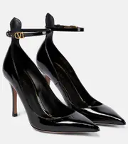 [Valentino Garavani] Valentino Garavani Tan-Go patent leather pumps AU 9 black