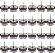 Holibanna 50Pcs Screw Chair Pads Non Slip Felt Furniture Protectors for Floors Durable Scratch Pads Easy to Install for Chairs and Tables Noise Reduction