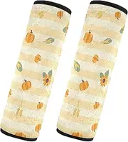 Car Seat Belt Pads 2 Pcs Breathable Car Seatbelt Shoulder Cover Backpack Shoulder Strap Pad Cover Car Accessories for Adults Youth Kids S Fall Background