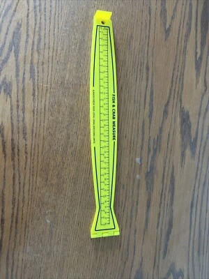 Fish Measuring Board Lightweight Fish Ruler Crab & Fish Measure Device