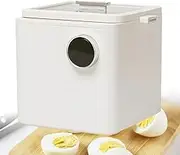 Mini Household Electric Egg Steamer, Electric 4 Egg Boiler, Egg Cooker with Auto Shut-Off, Kitchen Steamer with 6 Hours Timer and 5 Reservation Mode, for Apartment, Camping, Home