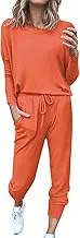 Women's Tuxedo Suit Sleeve Loose Long Pants 2 Set Dress Suit Pants Women