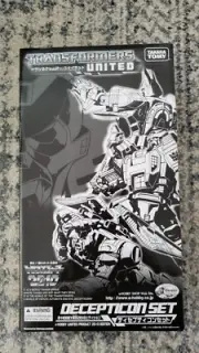 TAKARA TRANSFORMERS UNITED DECEPTICON SET E-HOBBY
