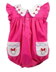 The Proper Peony Baby Magic Ears Pink Bubble Romper Minnie Mouse NWT 3 Months