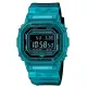 【CASIO 卡西歐】G-SHOCK 藍牙 半透明 漸變炫藍 經典方形 DW-B5600G-2_42.8mm