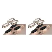 2PK PanzerGlass SAFE Cam Lens Protector For iPhone 16 Pro Max Glitter Gold