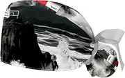 [YTYVAGT] 2-Pc,Gourd-Shaped Working Cap,Fisherman Hat with Buttons and Cotton Sweatband,Cloudy Sea House Lighthouse