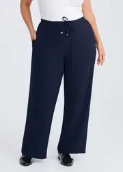 [Taking Shape] Taking Shape Soft Drape Deanna Wide Leg Pant Size 16 in Dark Indigo - Plus Size Women's Clothing Dark Indigo