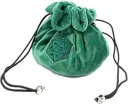 Let's Play Games Fluffy Green Dice Bag
