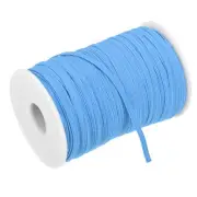Flat Elastic Band for Sewing 1/8" x 109 Yards Light Blue Stretch Strap Roll