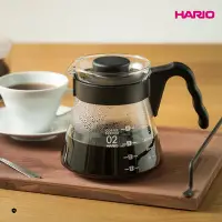 在飛比找Yahoo奇摩購物中心優惠-【HARIO V60好握系列】02黑色咖啡分享壺700ml 