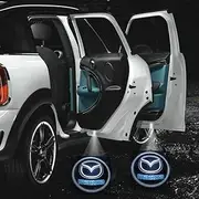 GEX 2x CREE LED Door Mazda 14-17 Projector Courtesy Puddle Shadow Laser Logo Light, White, Automatic Sensor