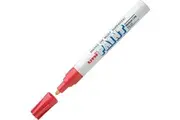 1 x Uni PAINT MARKER PX-20 RED Medium-Fine OIL Based - Marks On Anything!!
