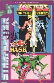 ALAN OPPENHEIMER Signed Masters of the Universe Starfighter COMIC BOOK JSA COA