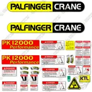 Fits Palfinger PKL2000 Decal Kit Crane Truck - Warning Stickers - 3M Vinyl!