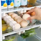 Practical Sloping Design Egg Storage Box for Refrigerator Organization